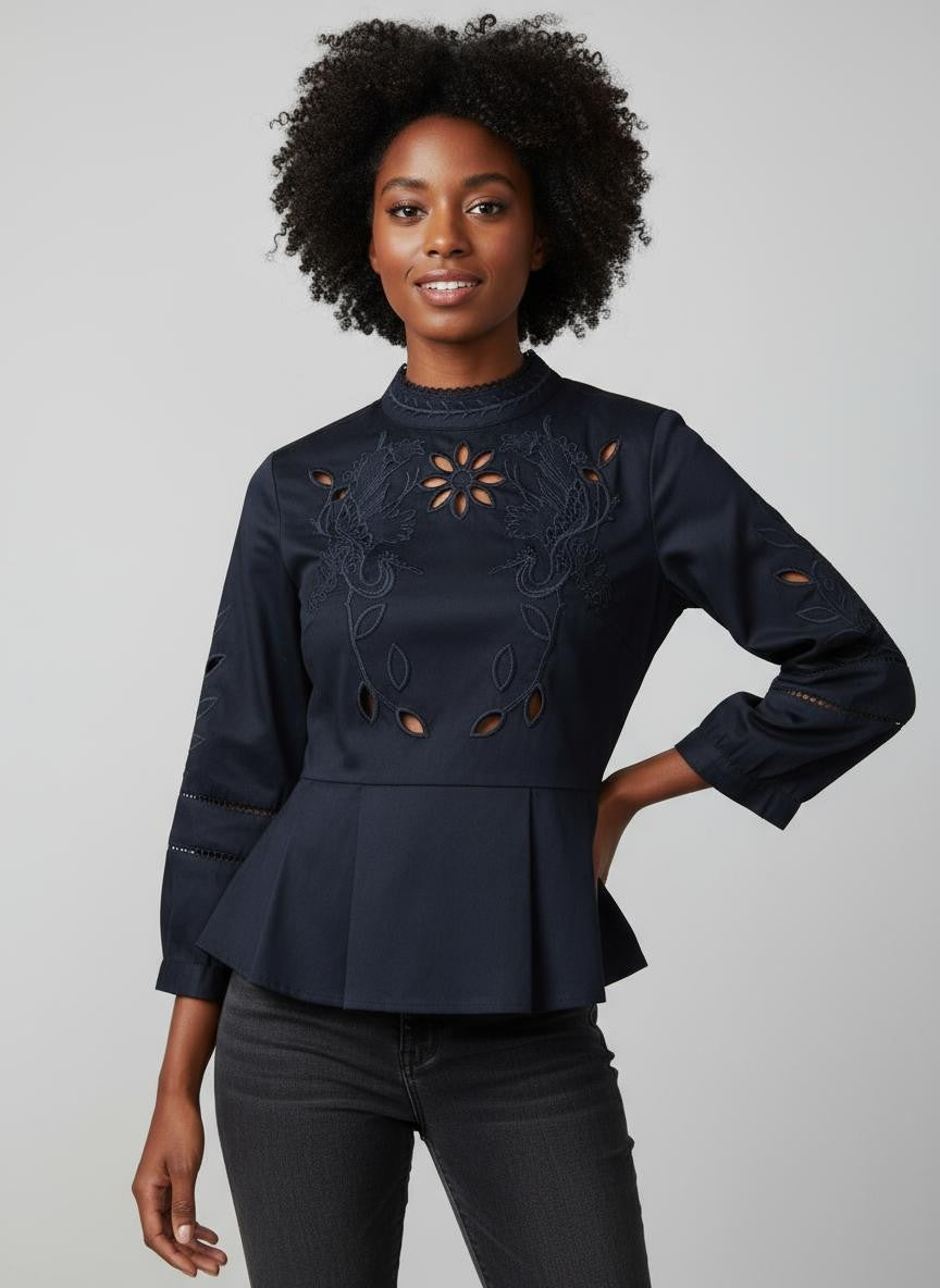 Long Sleeve Sequin Top