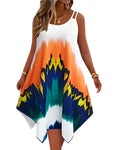 Sleeveless Tie-Dye Dress