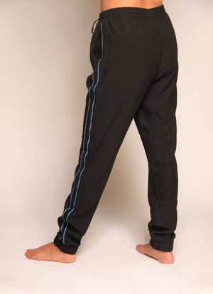 Jogger Sweatpants With Blue Stripe