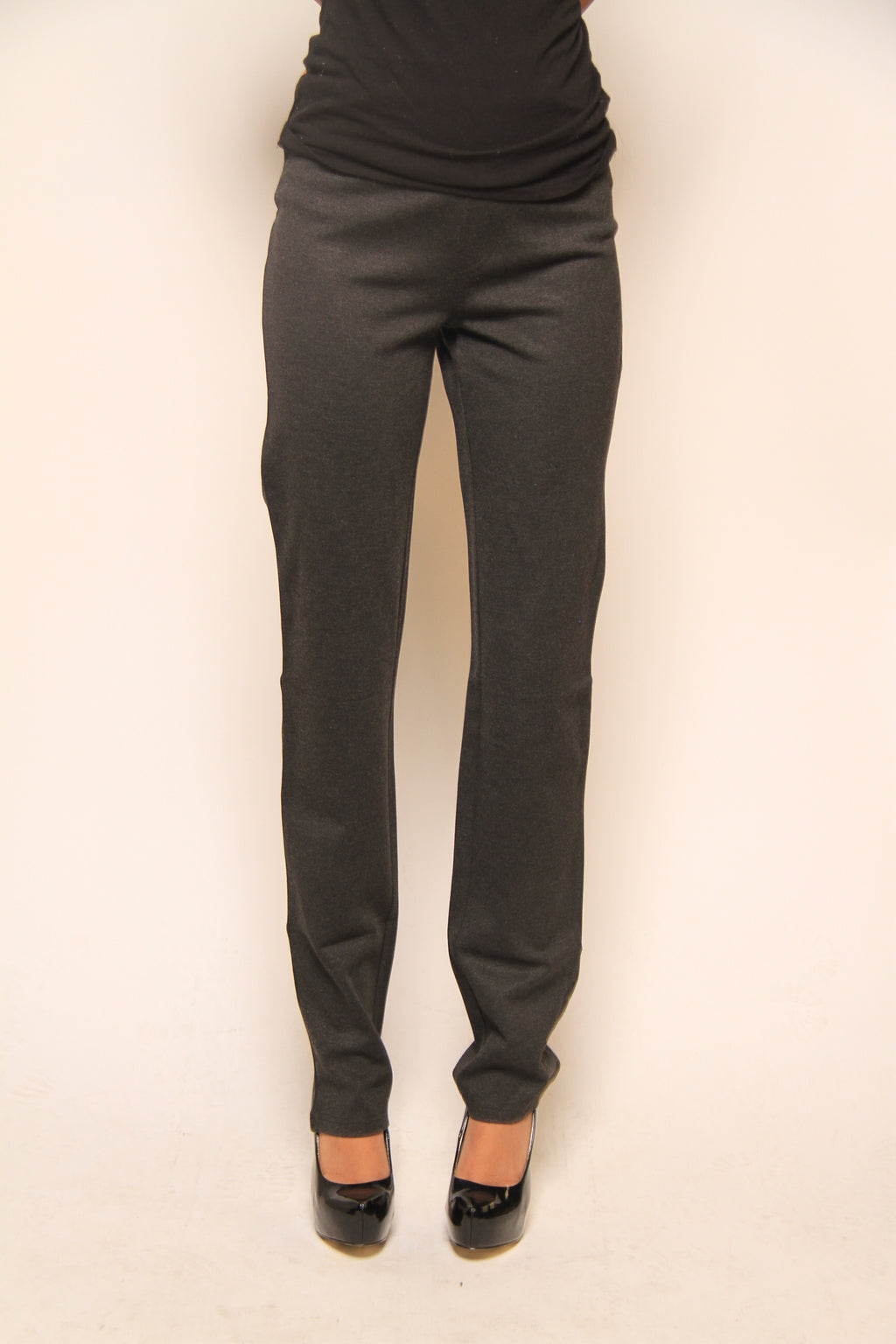 Dress Pants With Two Back Pockets And Elastic Waist Regular Fit