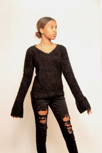 Fuzzy Knit Sweater