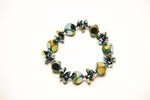 Women Round Crystal Beads Stretch Bracelet