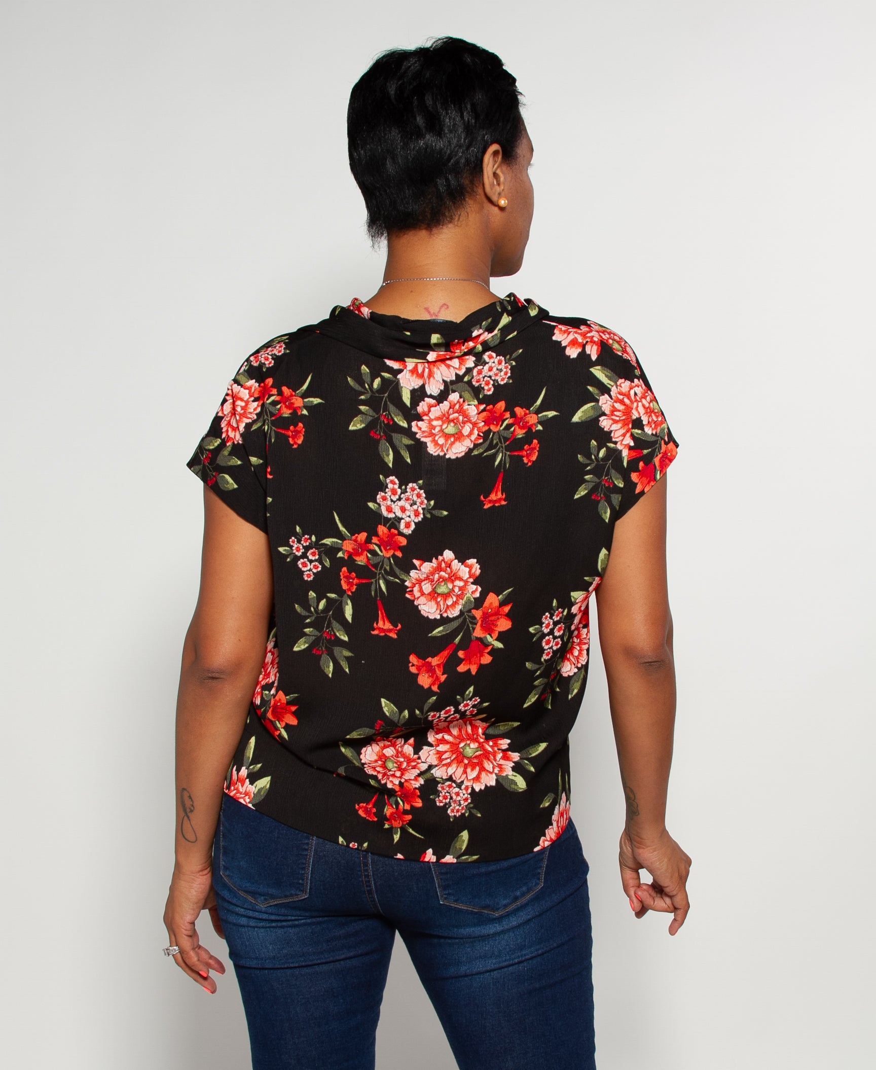Sleeveless Button Down Top