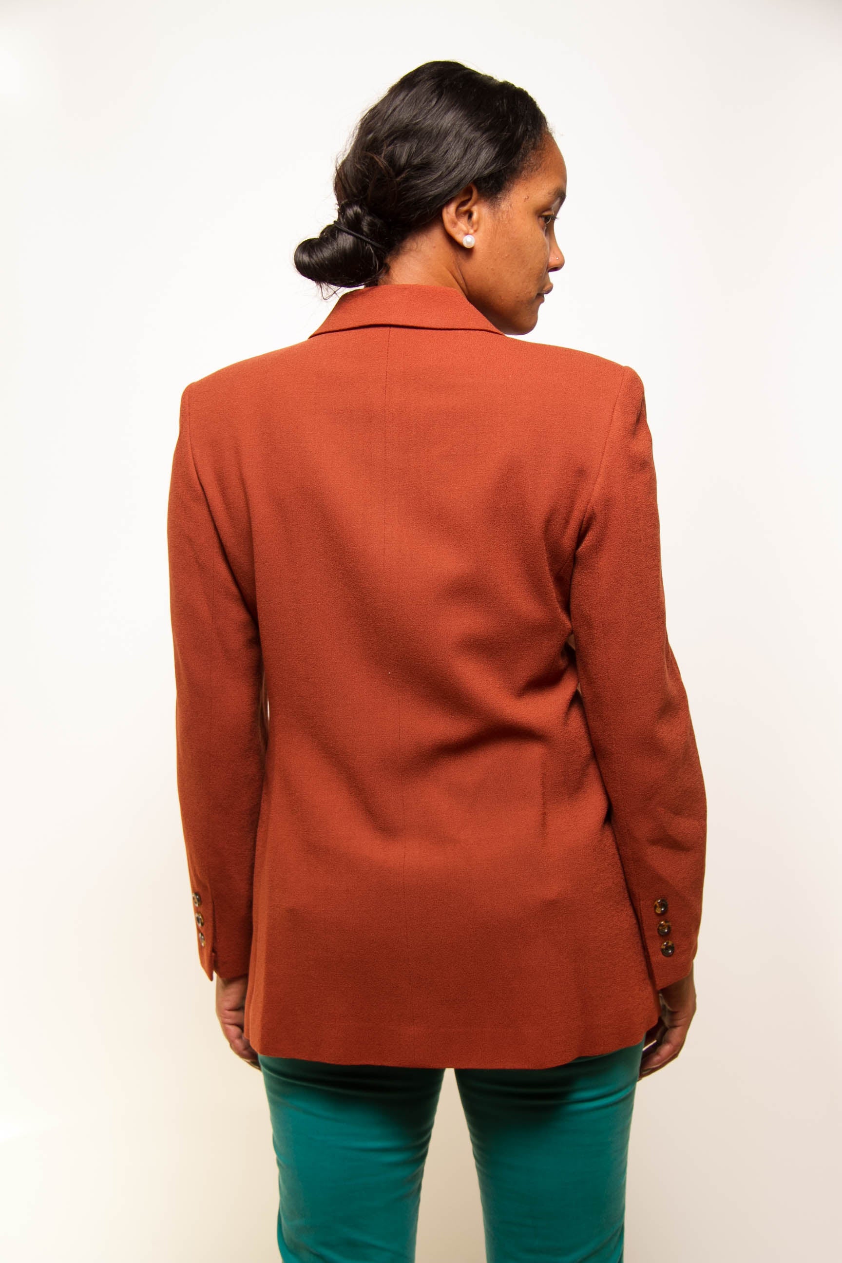 Button Front Jacket With Pocket