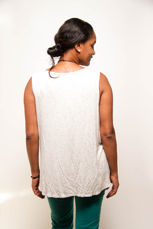 Tank Top with Tie Front