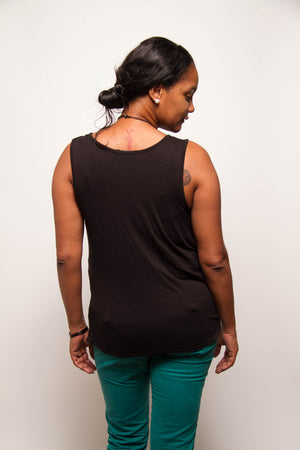 Tank Top with Tie Front