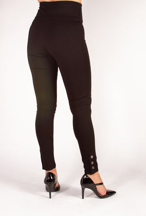 Leggings With Button On Foot