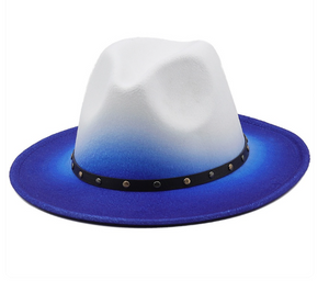 Gradient Big Brim Jazz Hat