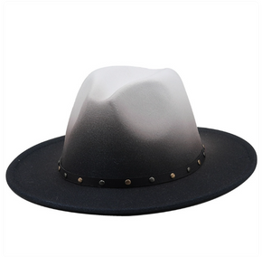 Gradient Big Brim Jazz Hat