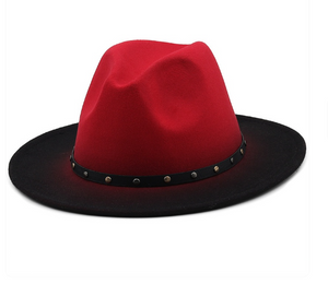 Gradient Big Brim Jazz Hat